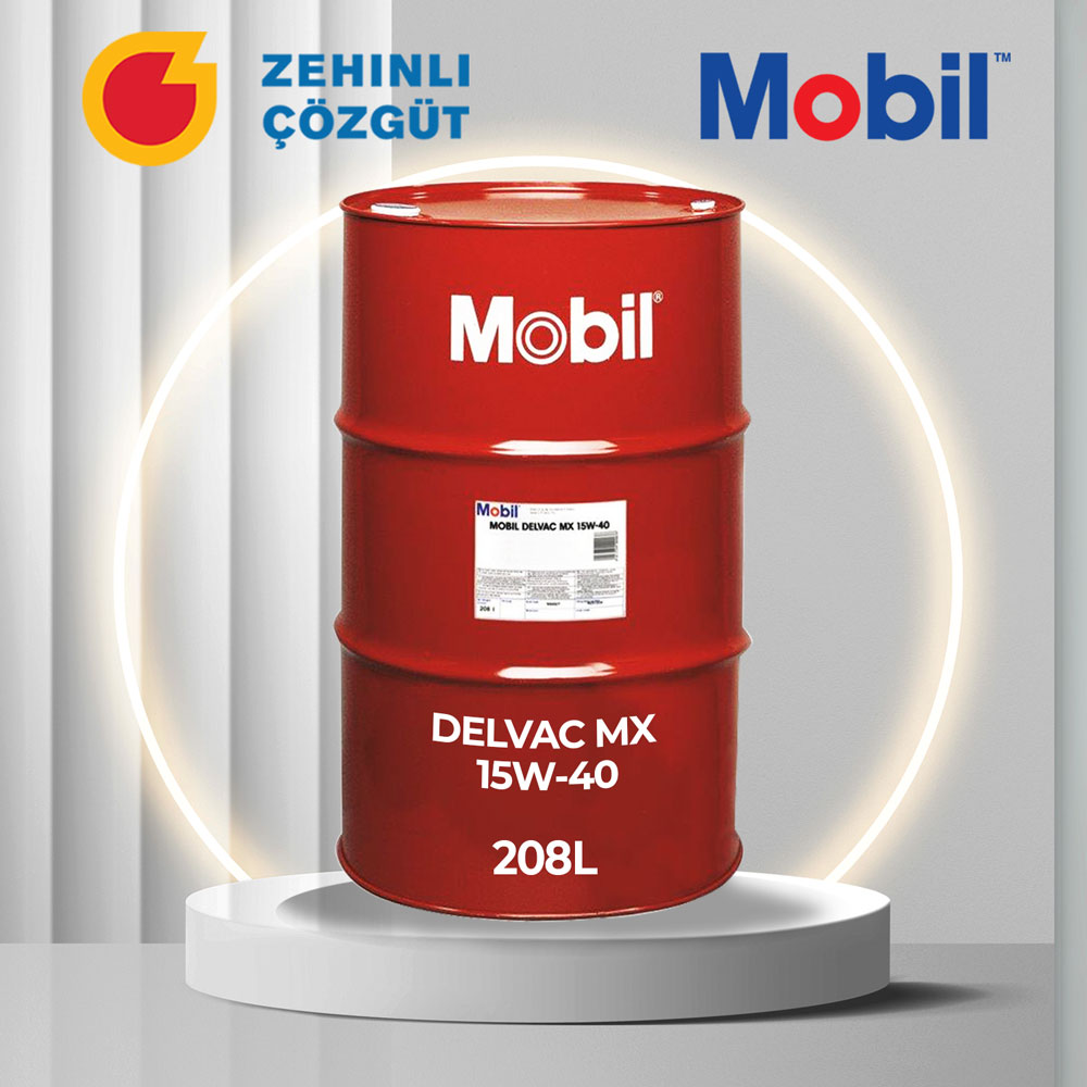 Mobil Delvac MX Super Defense 15W-40 208L Высокопроизводительное масло для дизельных двигателей
